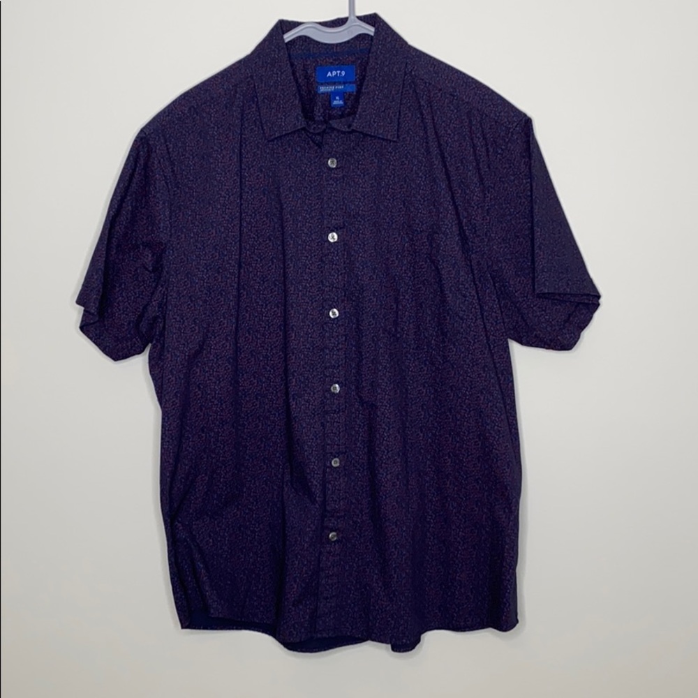 Apt. 9 button down shirt mens XL untucked fit NWOT